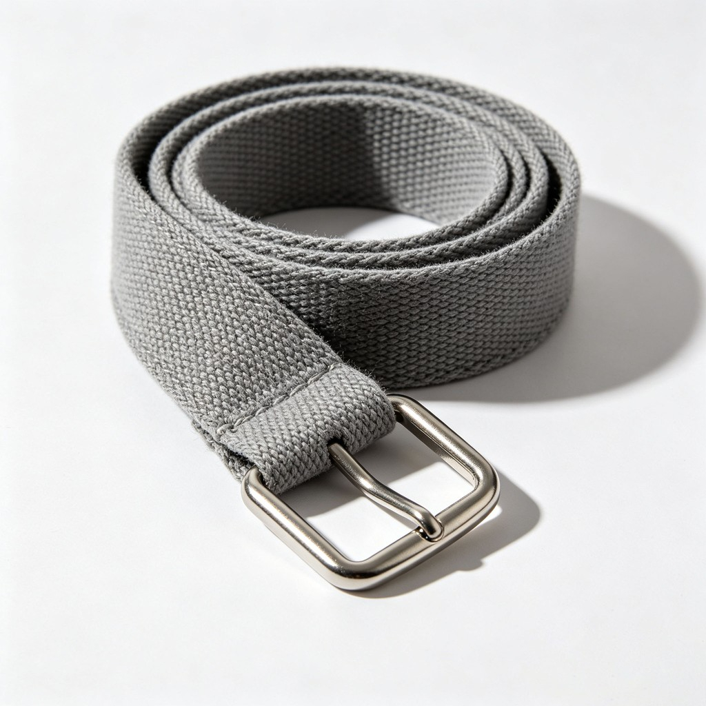 Eco-Friendly Black Herringbone Texture Natural Cotton Bio-based Webbing Strap